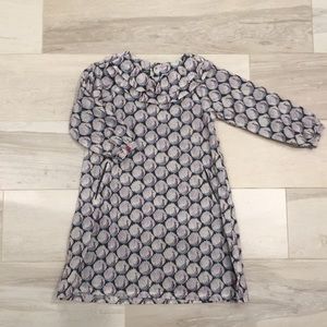 Bleucomme Gris Peacock Dress